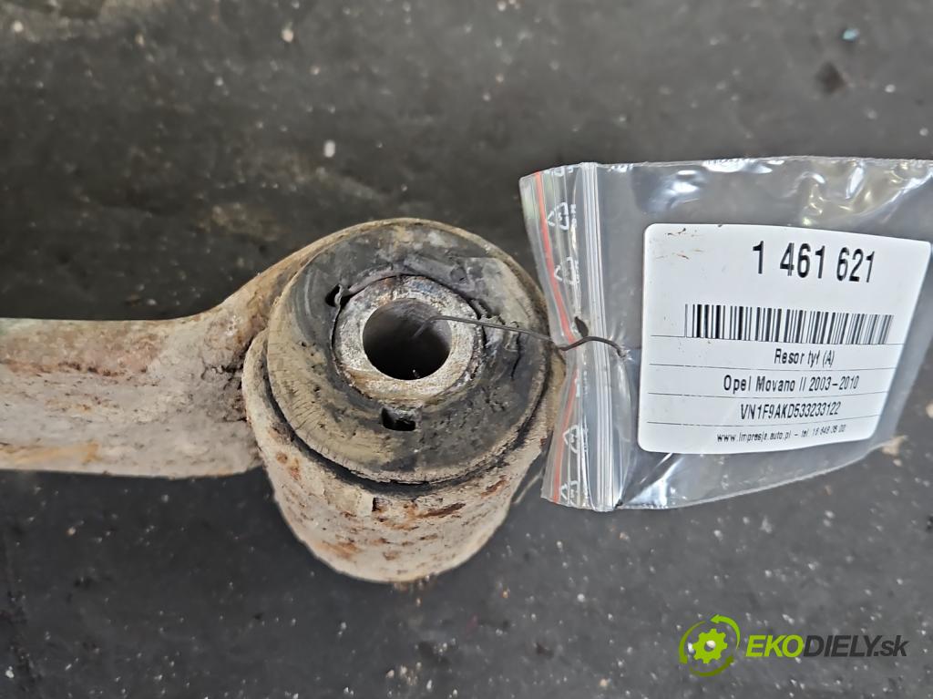 Opel Movano II 2003-2010 1.9 cdti 82 HP manual 60 kW 1870 cm3 5- listové pero zadné