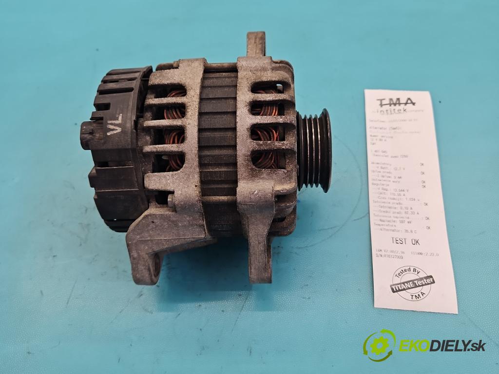 Chevrolet Aveo T250 2006-2011 1,2.0 72 HP manual 53 kW 1150 cm3 4- Alternator 96652100 (Alternátor)