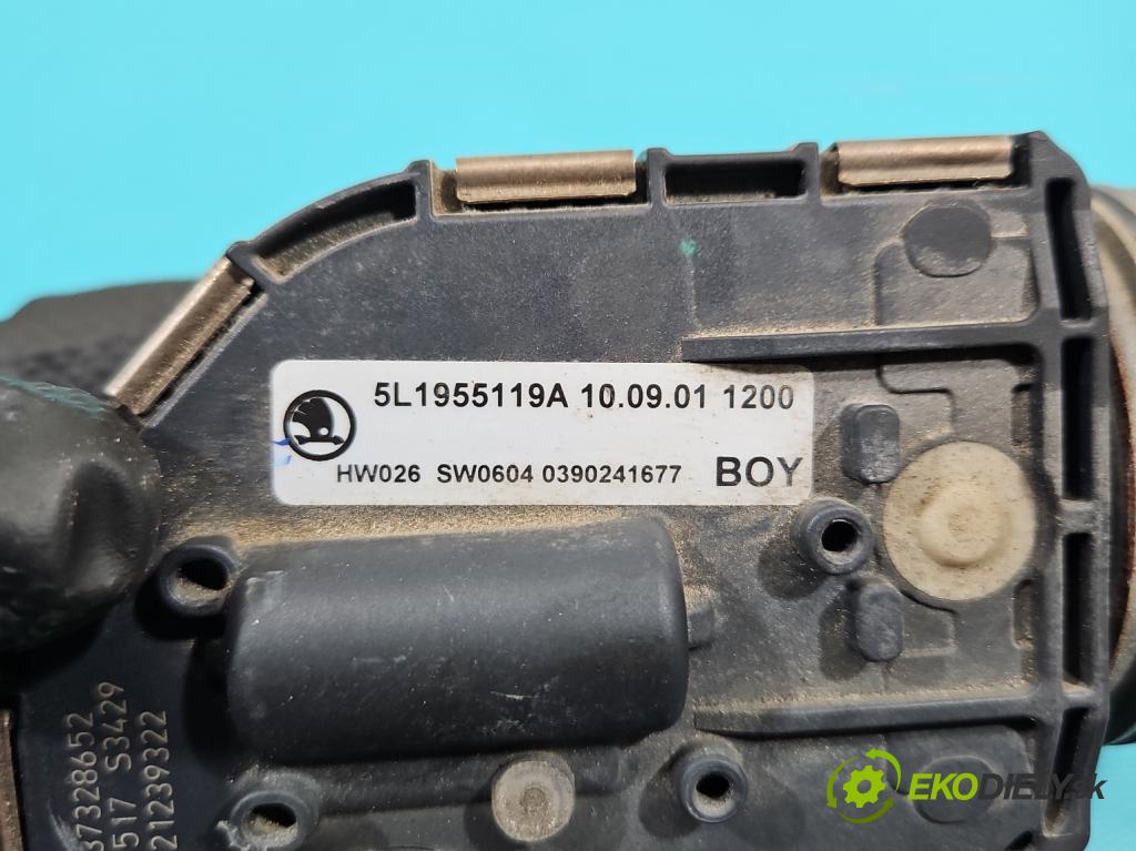 Skoda Yeti 2009-2017 2.0 tdi 140 hp manual 103 kW 1968 cm3 5- motor stěračů přední 5L1955119A