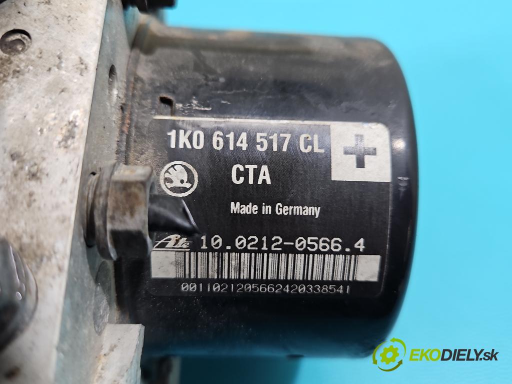 Skoda Yeti 2009-2017 2.0 tdi 140 HP manual 103 kW 1968 cm3 5- čerpadlo abs 1K0614517CL (Pumpa ABS)