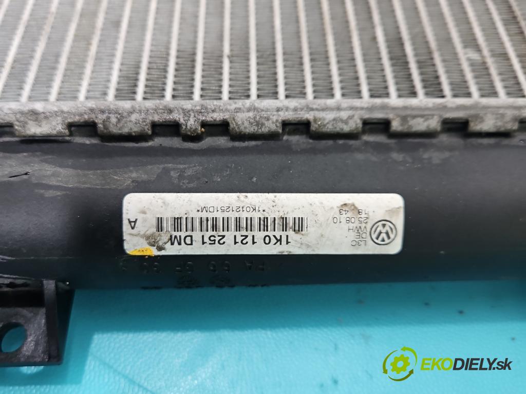 Skoda Yeti 2009-2017 2.0 tdi 140 hp manual 103 kW 1968 cm3 5- Chladič vody 1K0121251DM (Chladiče vody)