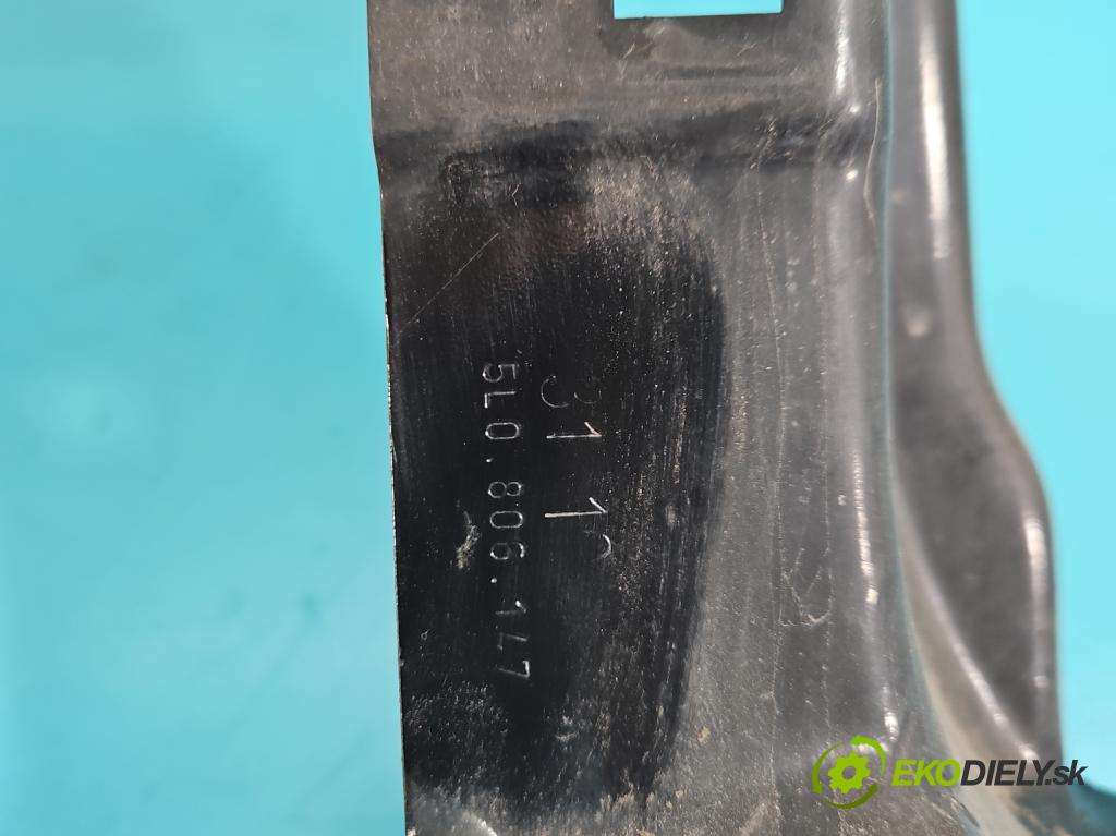 Skoda Yeti 2009-2017 2.0 tdi 140 hp manual 103 kW 1968 cm3 5- stěna přední 5L0805591 (Výztuhy přední)