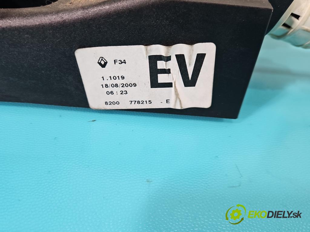 Renault Megane III 2008-2016 1.9 dci 131 HP manual 96 kW 1870 cm3 5- Páka: Změny: stupeň,rýchlosť 8200778215E (Rýchlostná páka (kulisa))