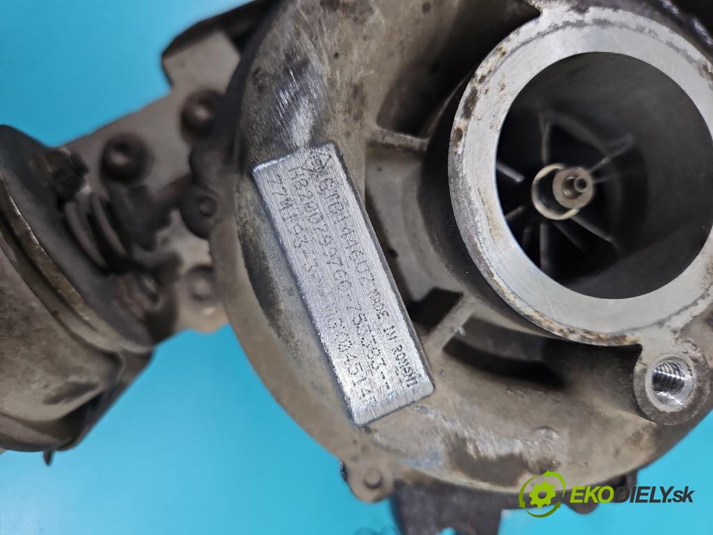 Renault Megane III 2008-2016 1.9 dci 131 hp manual 96 kW 1870 cm3 5- Turbodmychadlo 774193-3 (Kompletní turbodmychadlo)