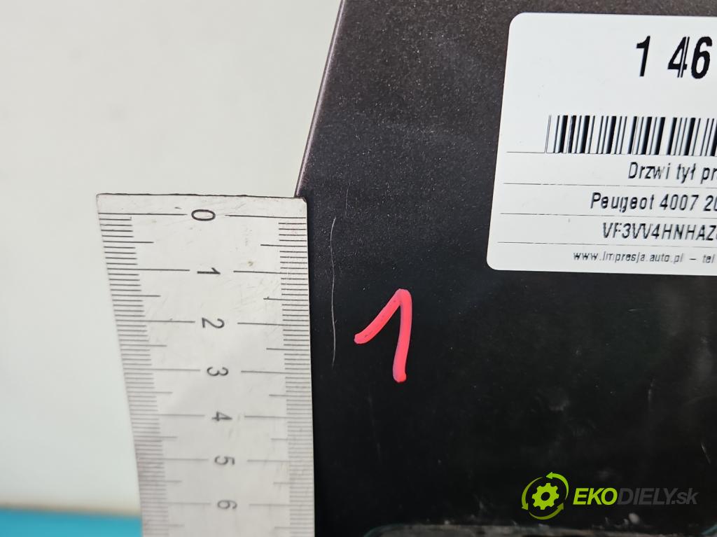 Peugeot 4007 2007-2012 2.2 hdi 156 HP automatic 115 kW 2179 cm3 5- dvere zadné pravé  (Kľučka dverí ostatné)