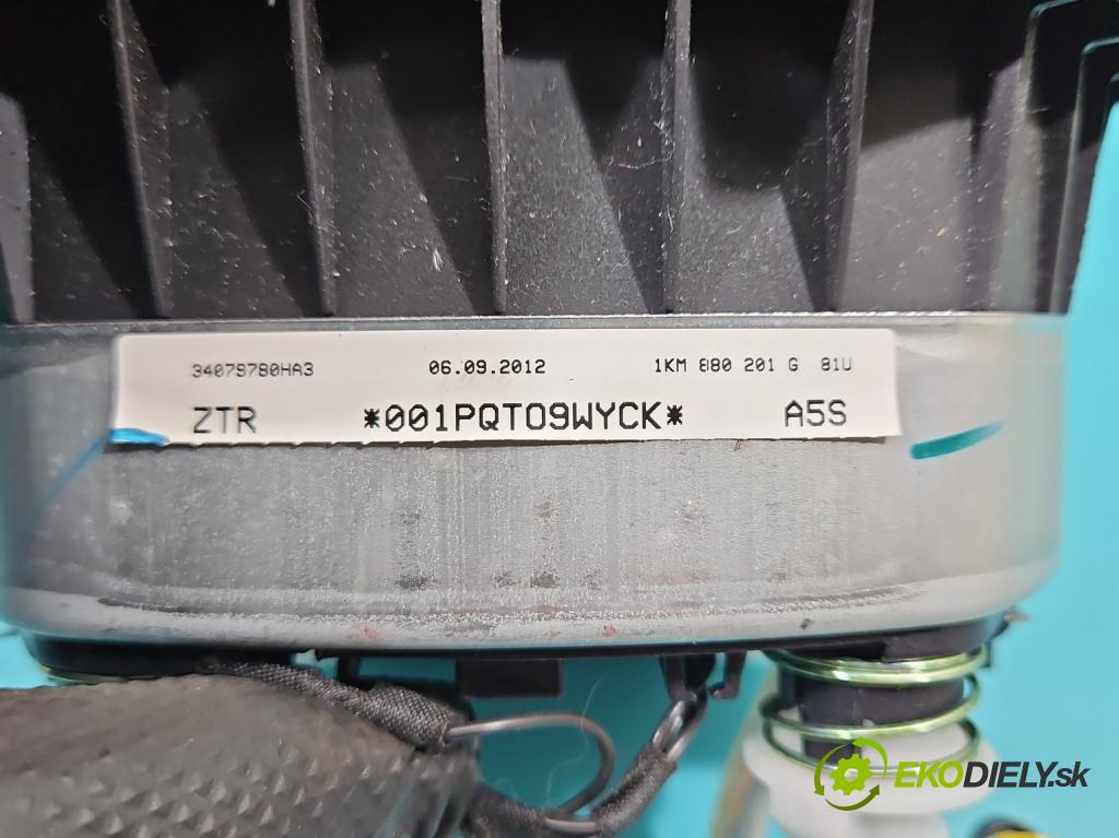 Vw Jetta VI 2010-2018 1.4 TSI 122 HP automatic 90 kW 1390 cm3 4- airbag vzduch: Řidiči: 1KM880201G (Airbag)
