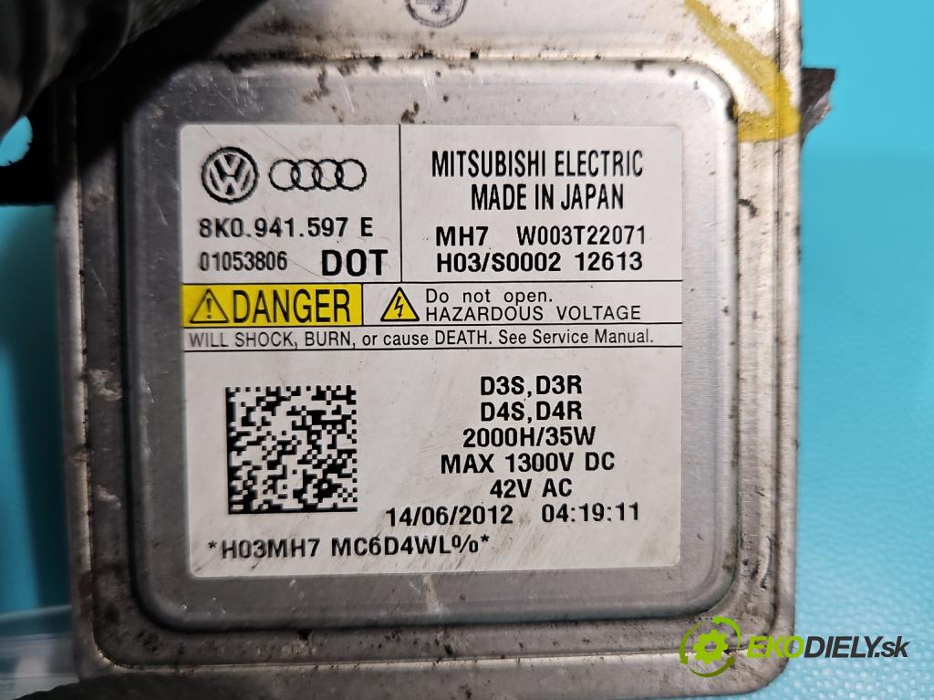 Vw Jetta VI 2010-2018 1.4 TSI 122 HP automatic 90 kW 1390 cm3 4- střídač: xenon 8K0941597E (Riadiaca jednotka xenónu)