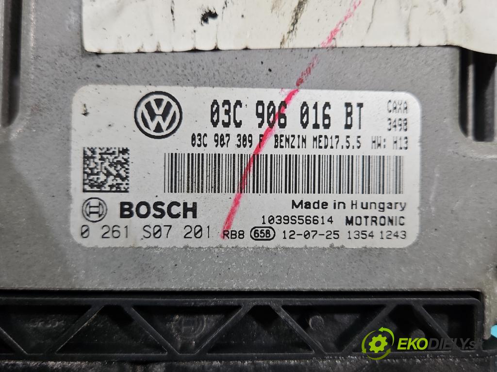 Vw Jetta VI 2010-2018 1.4 TSI 122 HP automatic 90 kW 1390 cm3 4- riadiaca jednotka motora 03C906016BT