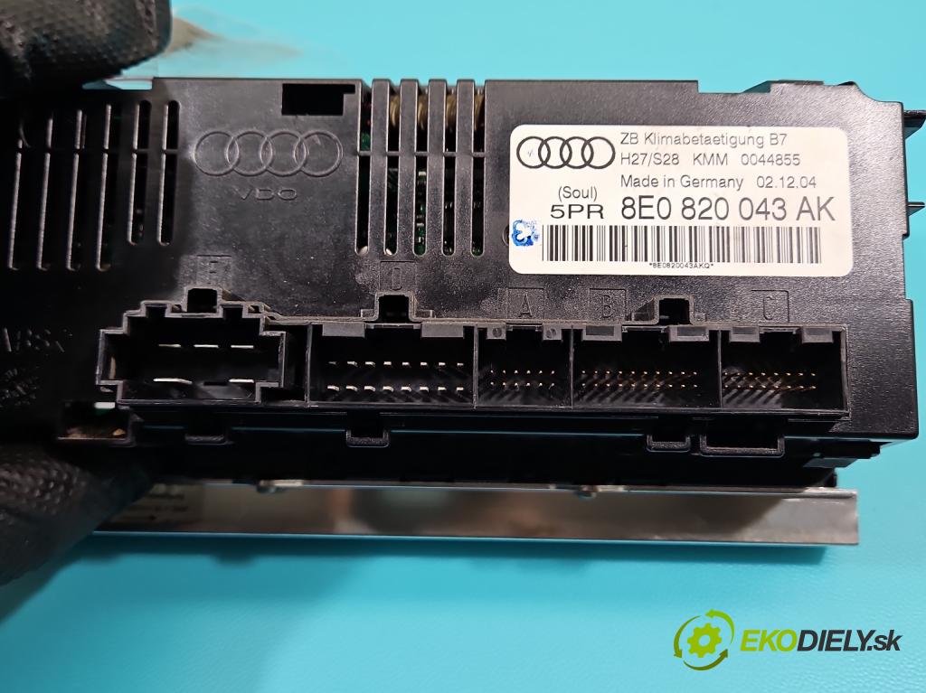 Audi A4 B7 2004-2008 1.9 tdi 116 HP manual 85 kW 1896 cm3 5- panel kúrenia 8E0820043AK