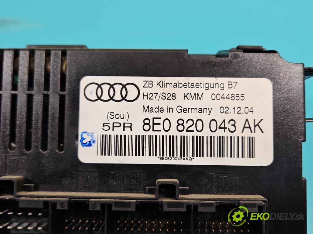 Audi A4 B7 2004-2008 1.9 tdi 116 HP manual 85 kW 1896 cm3 5- panel kúrenia 8E0820043AK