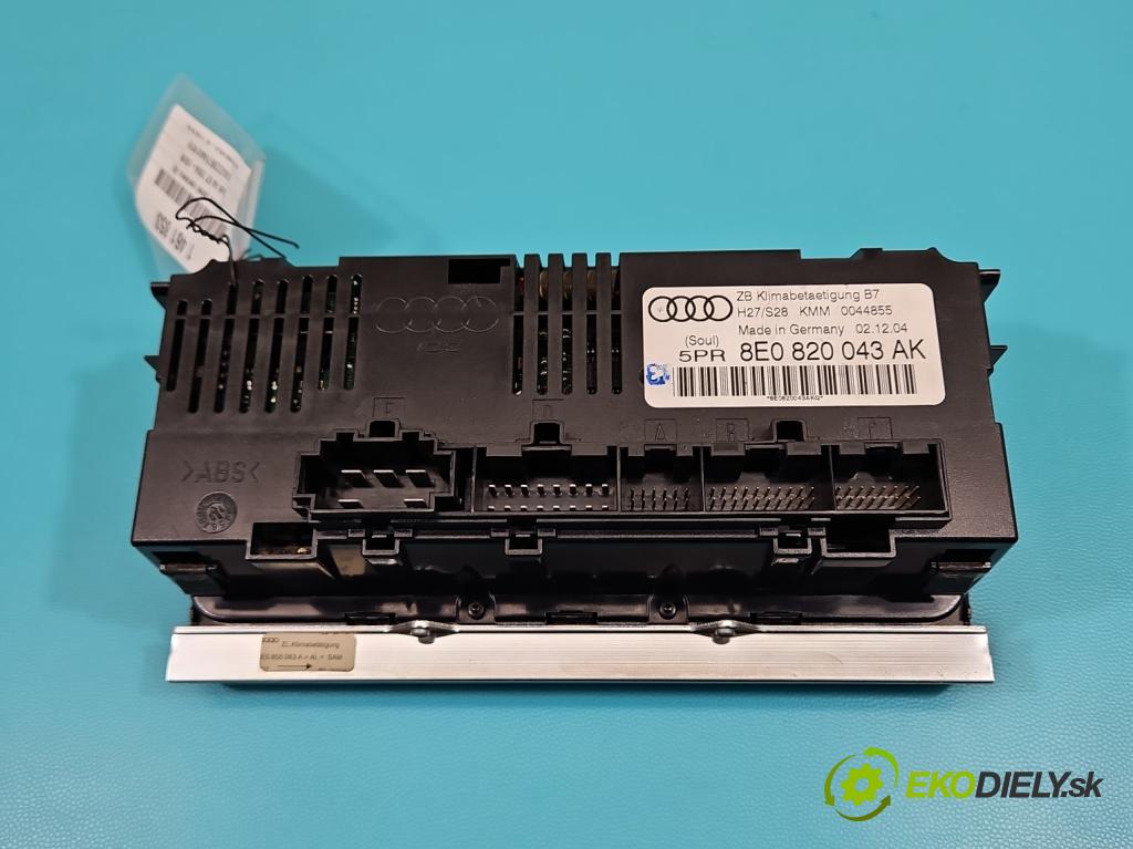 Audi A4 B7 2004-2008 1.9 tdi 116 HP manual 85 kW 1896 cm3 5- panel kúrenia 8E0820043AK
