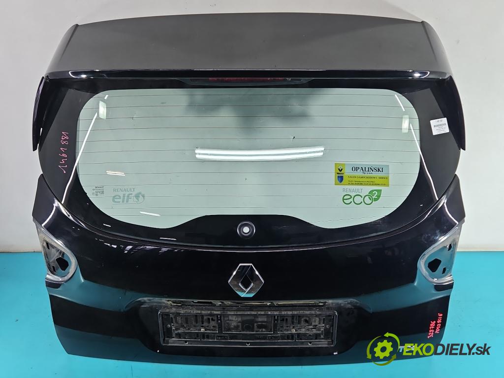Renault Captur I 2013-2019 0.9 Tce 90 HP manual 66 kW 898 cm3 5- zadna kufor  (Kapota zadná (kufor))
