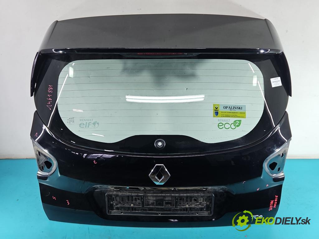 Renault Captur I 2013-2019 0.9 Tce 90 HP manual 66 kW 898 cm3 5- zadna kufor  (Kapota zadná (kufor))