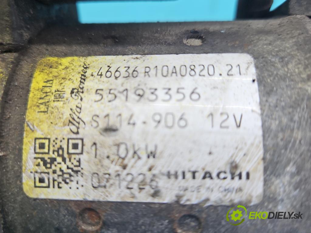 Fiat Linea 1.4 T 120 HP manual 88 kW 1368 cm3 4- štartér 55193356 (Štartér)