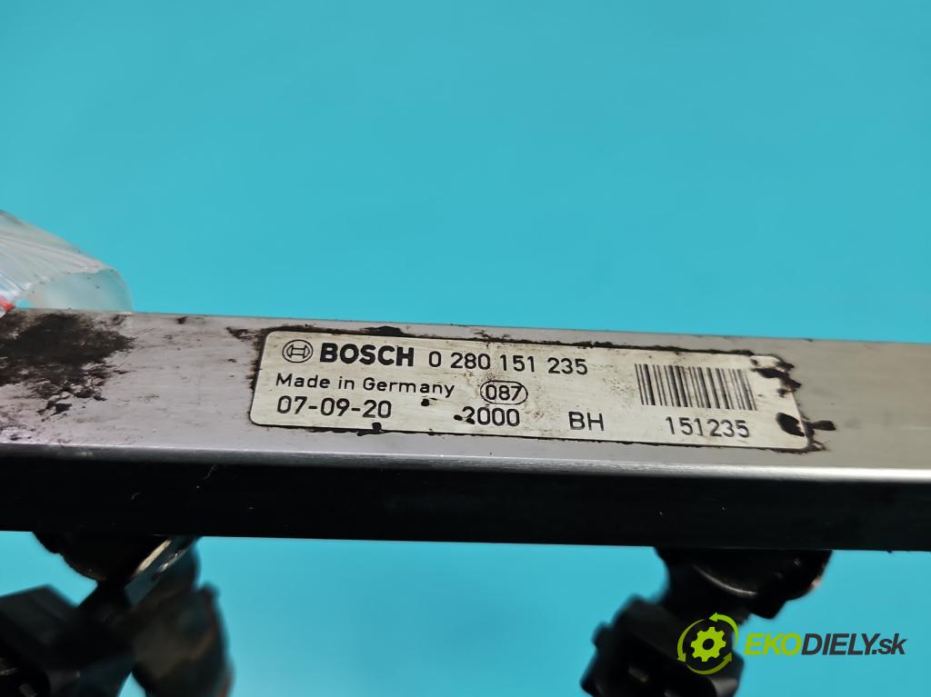 Fiat Linea 1.4 T 120 hp manual 88 kW 1368 cm3 4- vstřikovač 0280151235 (Vstřikovače)