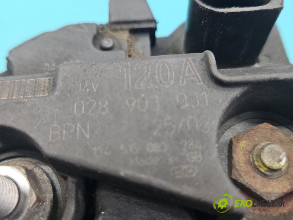 Vw Passat B5 1995-2005 2.0 tdi 136 HP manual 100 kW 1968 cm3 5- Alternator 028903031 (Alternátor)