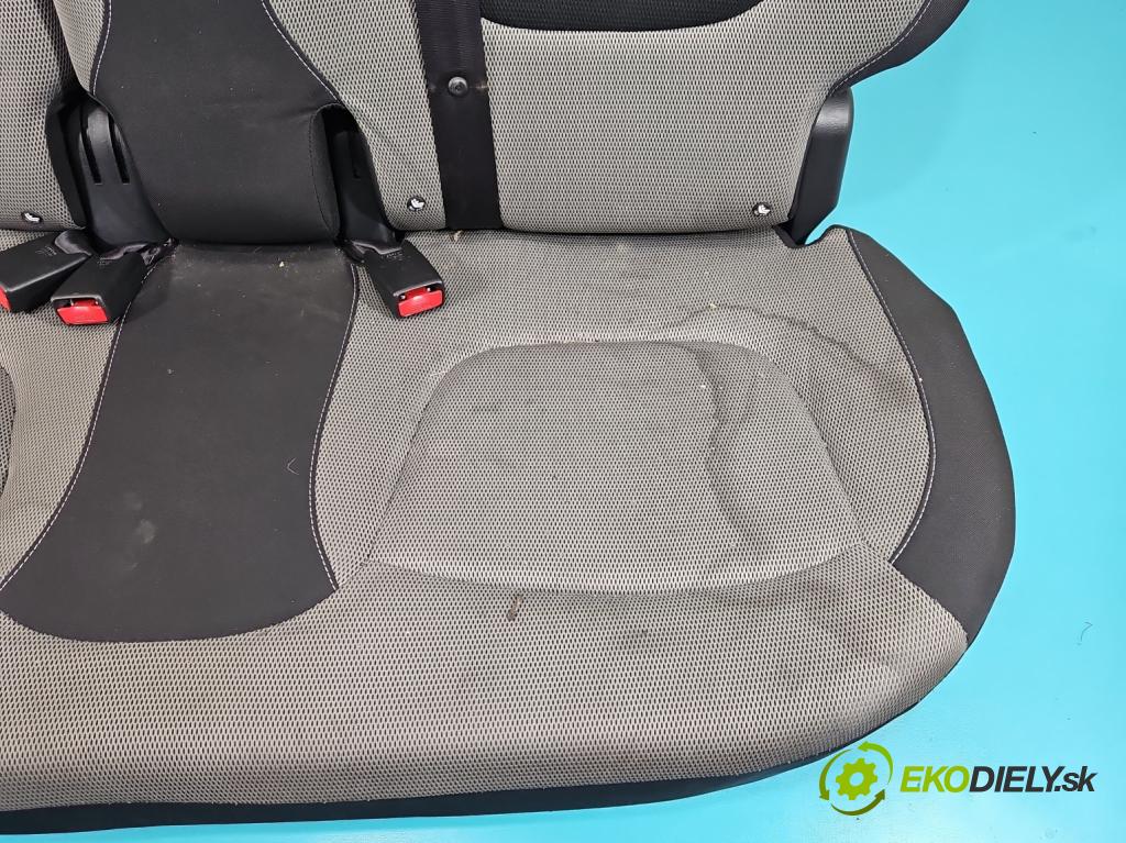 Renault Captur I 2013-2019 0.9 Tce 90 HP manual 66 kW 898 cm3 5- Pohovka: zadné  (Sedadlo)