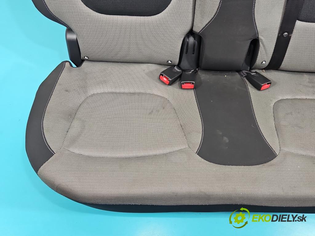 Renault Captur I 2013-2019 0.9 Tce 90 HP manual 66 kW 898 cm3 5- Pohovka: zadné  (Sedadlo)