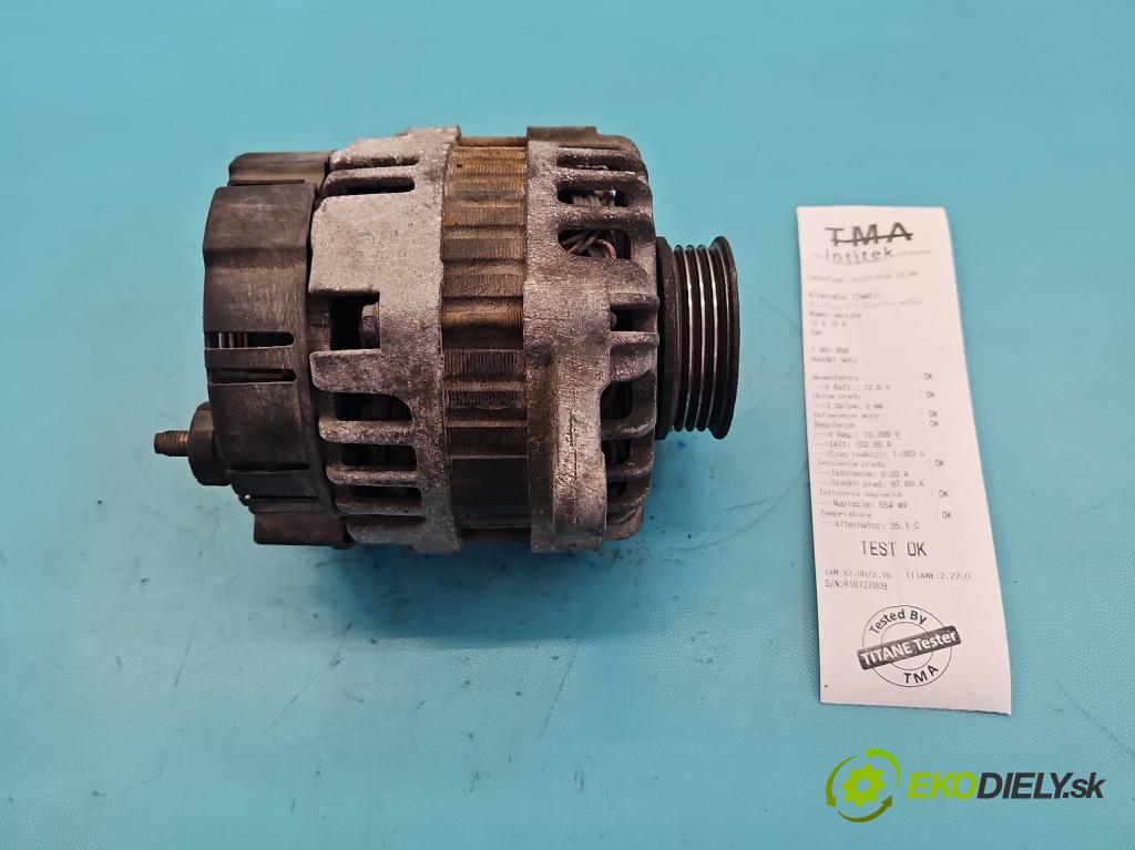 Hyundai Getz 1.1 63 HP manual 46 kW 1086 cm3 5- Alternator 37300-02550 (Alternátor)