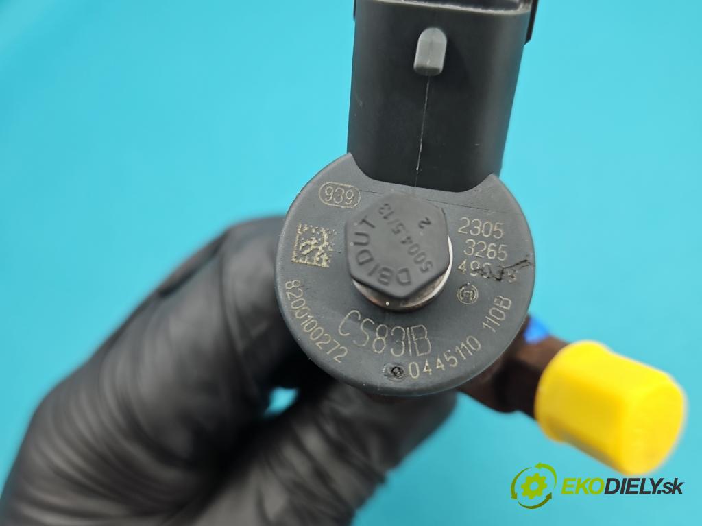 Opel Movano II 2003-2010 1.9 cdti 82 HP manual 60 kW 1870 cm3 5- vstrek 8200100272 (Vstrekovač paliva)