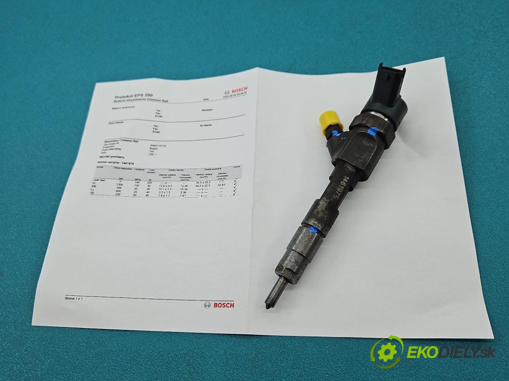 Opel Movano II 2003-2010 1.9 cdti 82 HP manual 60 kW 1870 cm3 5- vstrek 0445110110 (Vstrekovač paliva)