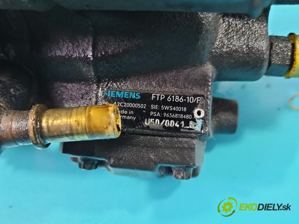 Peugeot 307 2.0 hdi 90 HP manual 66 kW 1997 cm3 5- čerpadlo vstrekovacia 9636818480 (Vstrekovacie čerpadlo)