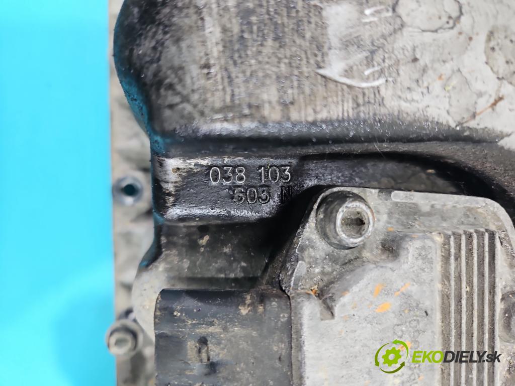 Audi A3 8L 1996-2003 1.9 tdi 110 HP manual 81 kW 1896 cm3 5- vaňa olejová 038103603N (Olejová vaňa)