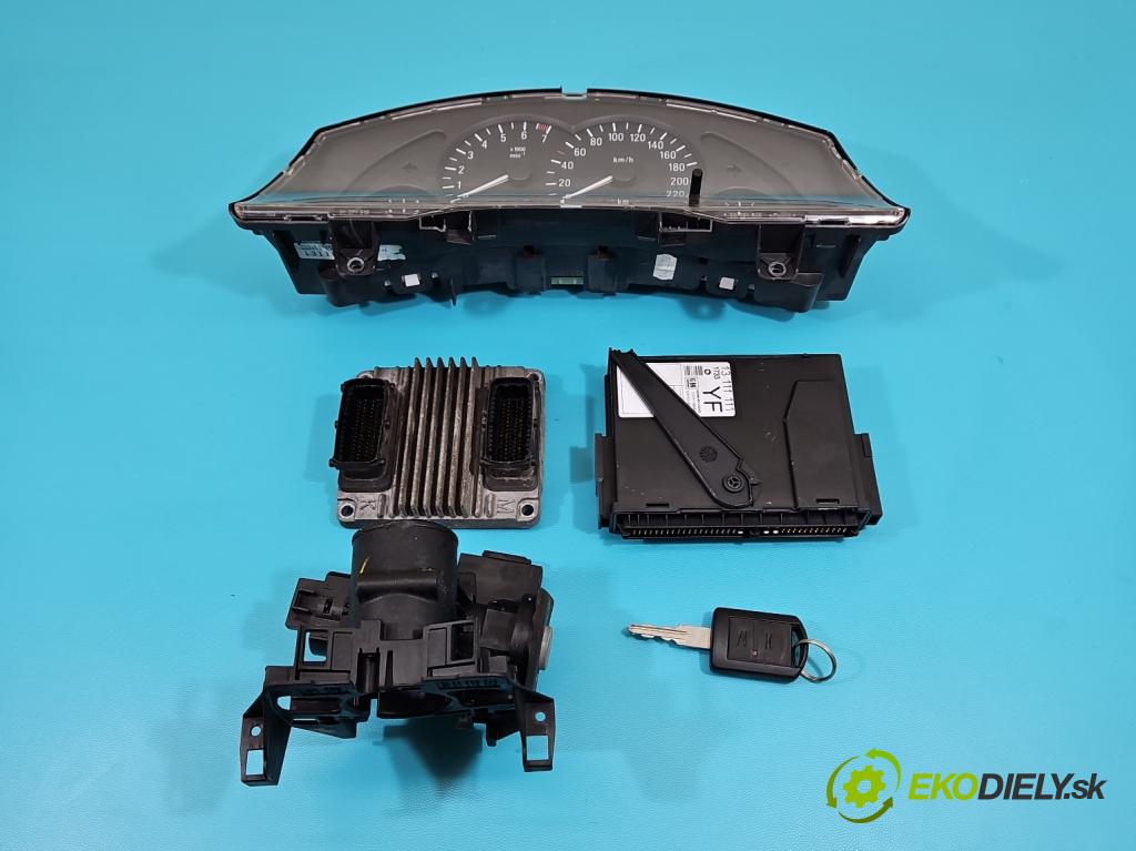 Opel Meriva A 2002-2010 1.6 16V 101 HP manual 74 kW 1598 cm3 5- riadiaca jednotka motora 12214830