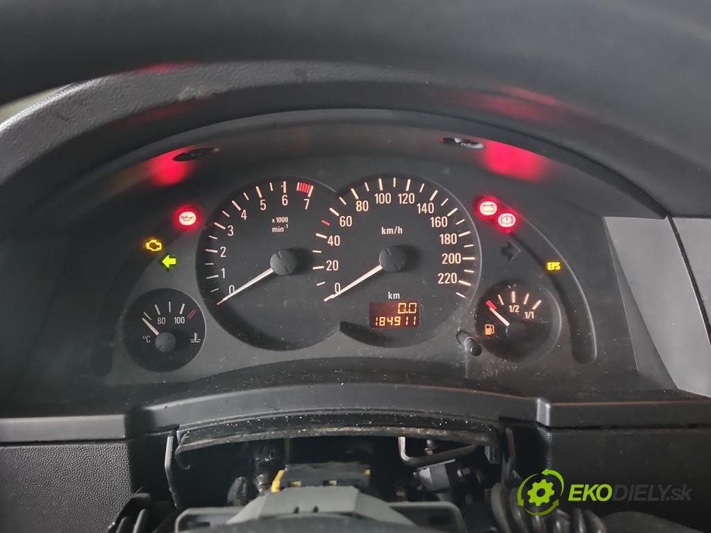 Opel Meriva A 2002-2010 1.6 16V 101 HP manual 74 kW 1598 cm3 5- riadiaca jednotka motora 12214830