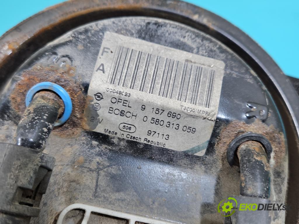 Opel Astra II 1998-2009 1.6 16V 101 hp manual 74 kW 1598 cm3 5- čerpadlo paliva 9157690