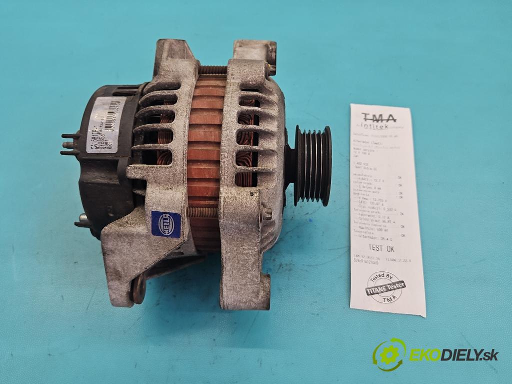 Opel Astra II 1998-2009 1.6 16V 101 HP manual 74 kW 1598 cm3 5- Alternator  (Alternátor)