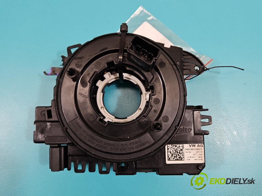 Skoda Yeti 2009-2017 2.0 tdi 140 hp manual 103 kW 1968 cm3 5- Páska: airbag 5K0953569C (Airbagy)