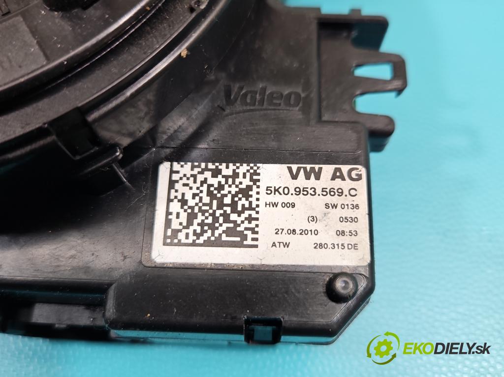 Skoda Yeti 2009-2017 2.0 tdi 140 hp manual 103 kW 1968 cm3 5- Páska: airbag 5K0953569C (Airbagy)