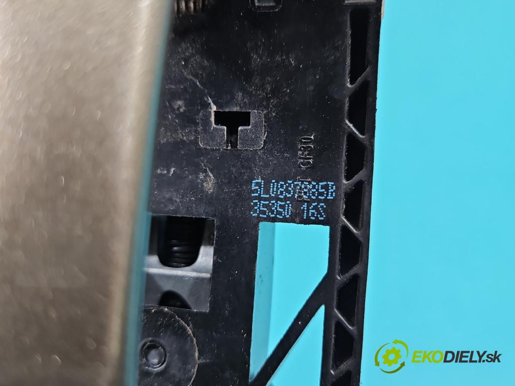 Skoda Yeti 2009-2017 2.0 tdi 140 HP manual 103 kW 1968 cm3 5- rukoväť predné ľavé mimo: 5L0837885B (Kľučka dverí vonkajšia predná ľavá)