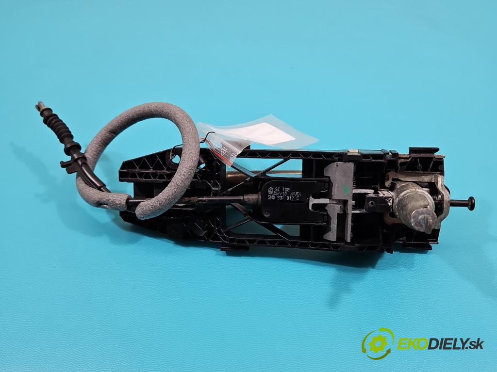 Skoda Yeti 2009-2017 2.0 tdi 140 HP manual 103 kW 1968 cm3 5- rukoväť predné ľavé mimo: 5L0837885B (Kľučka dverí vonkajšia predná ľavá)