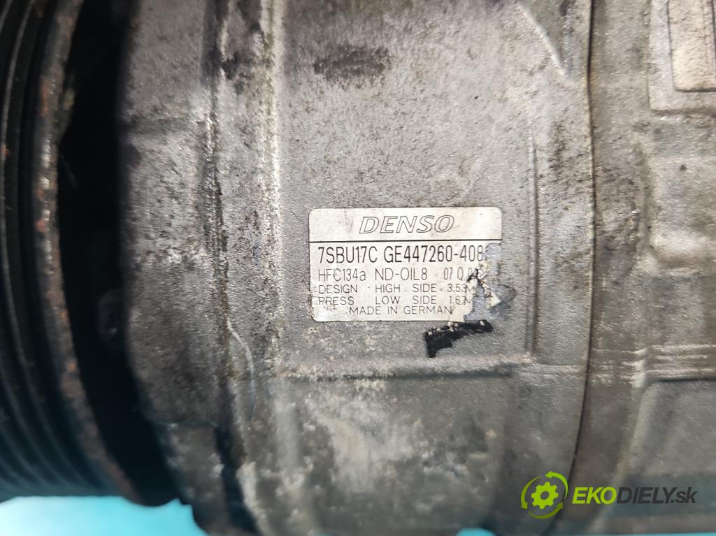 Bmw X5 F15 2013-2018 3.0 306KM automatic 225 kW 2979 cm3 5- Kompresor: klimatizácie 447260-4083 (Kompresor klimatizácie)