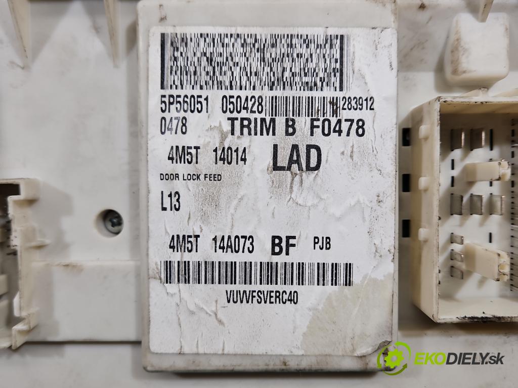 Ford Focus Mk2 2004-2011 1.6 tdci 90 HP manual 66 kW 1560 cm3 5- skrinka poistka 4M5T-14A073-BF (Poistková skrinka)