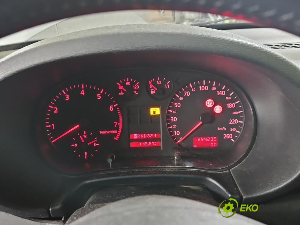 Audi A3 8L 1996-2003 1.6 SR 101 HP automatic 74 kW 1595 cm3 3- prístrojovka/ budíky 8L0919860C (Prístrojová doska)