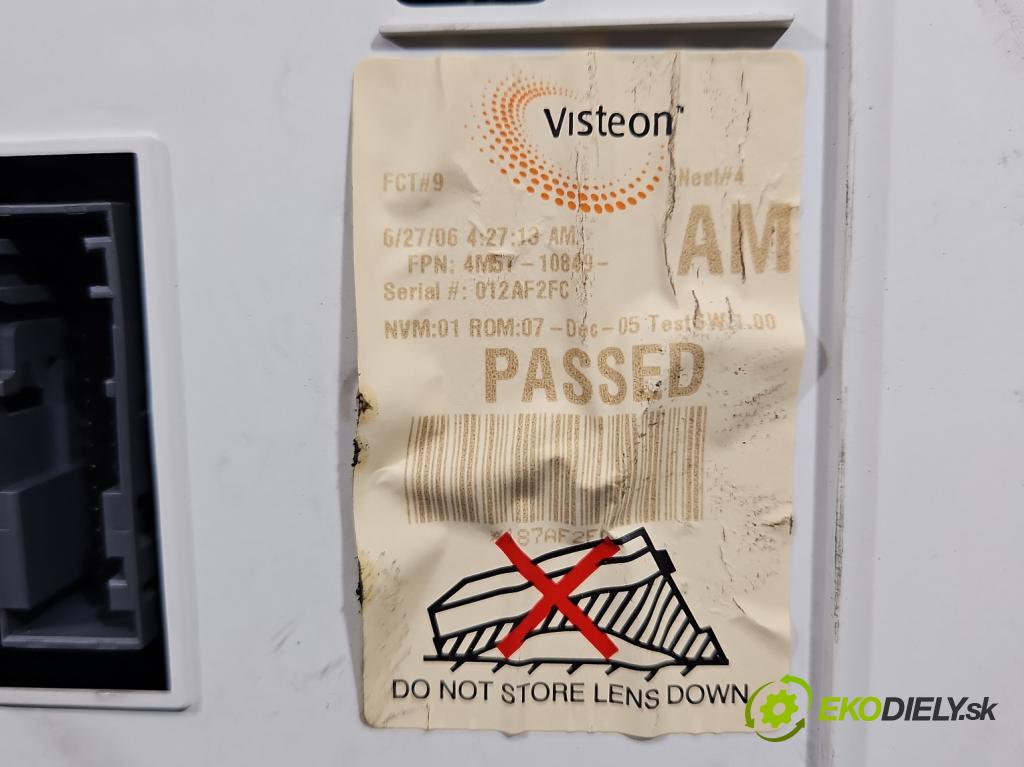 Ford Focus Mk2 2004-2011 1.6 16V 101 HP manual 74 kW 1596 cm3 5- prístrojovka/ budíky 4M57-10849-AM (Prístrojová doska)