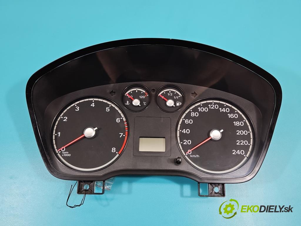 Ford Focus Mk2 2004-2011 1.6 16V 101 HP manual 74 kW 1596 cm3 5- prístrojovka/ budíky 4M57-10849-AM (Prístrojová doska)