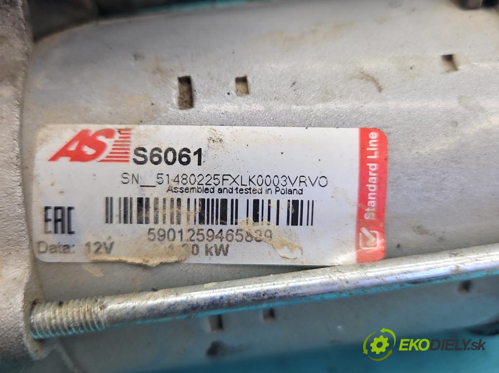 Toyota Corolla Verso II 2004-2009 1.8 vvti 129 HP manual 95 kW 1794 cm3 5- štartér  (Štartér)
