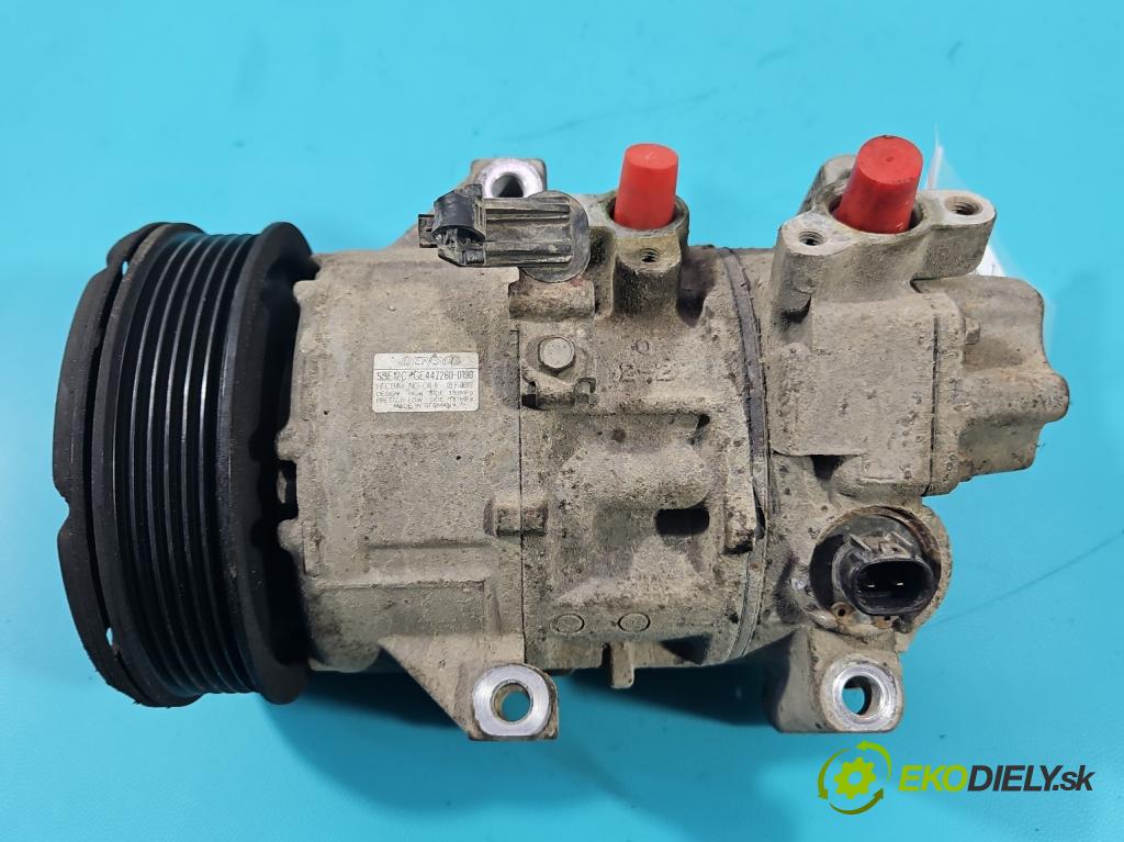 Toyota Corolla Verso II 2004-2009 1.8 vvti 129 HP manual 95 kW 1794 cm3 5- Kompresor: klimatizácie 447260-0190 (Kompresor klimatizácie)