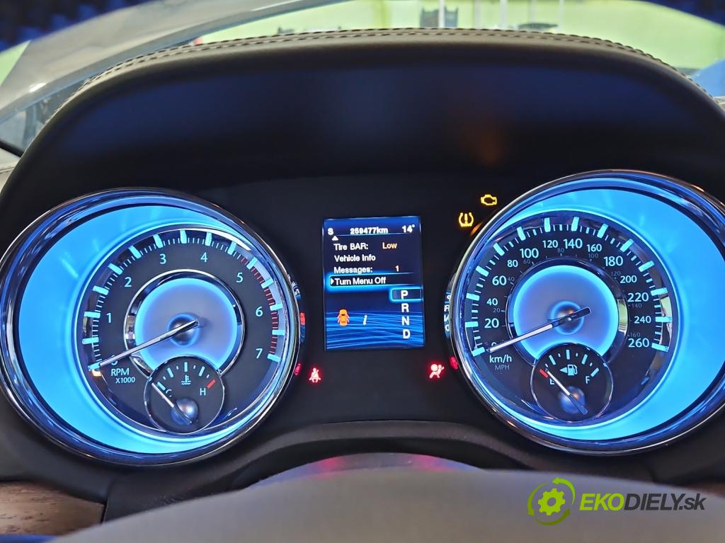 Lancia Thema II 2011-2014 3.0 CRD 239KM automatic 176 kW 2987 cm3 4- prístrojovka/ budíky P05091290AF (Prístrojová doska)