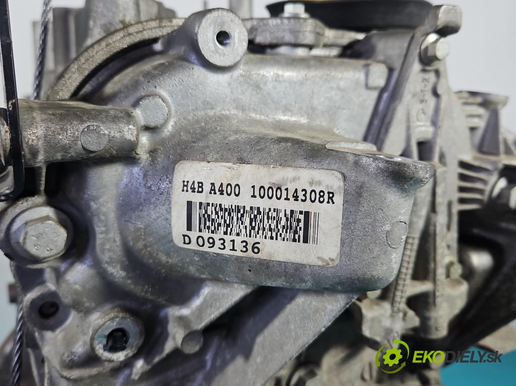 Renault Captur I 2013-2019 0.9 Tce 90 HP manual 66 kW 898 cm3 5- motor benzín: H4BA400