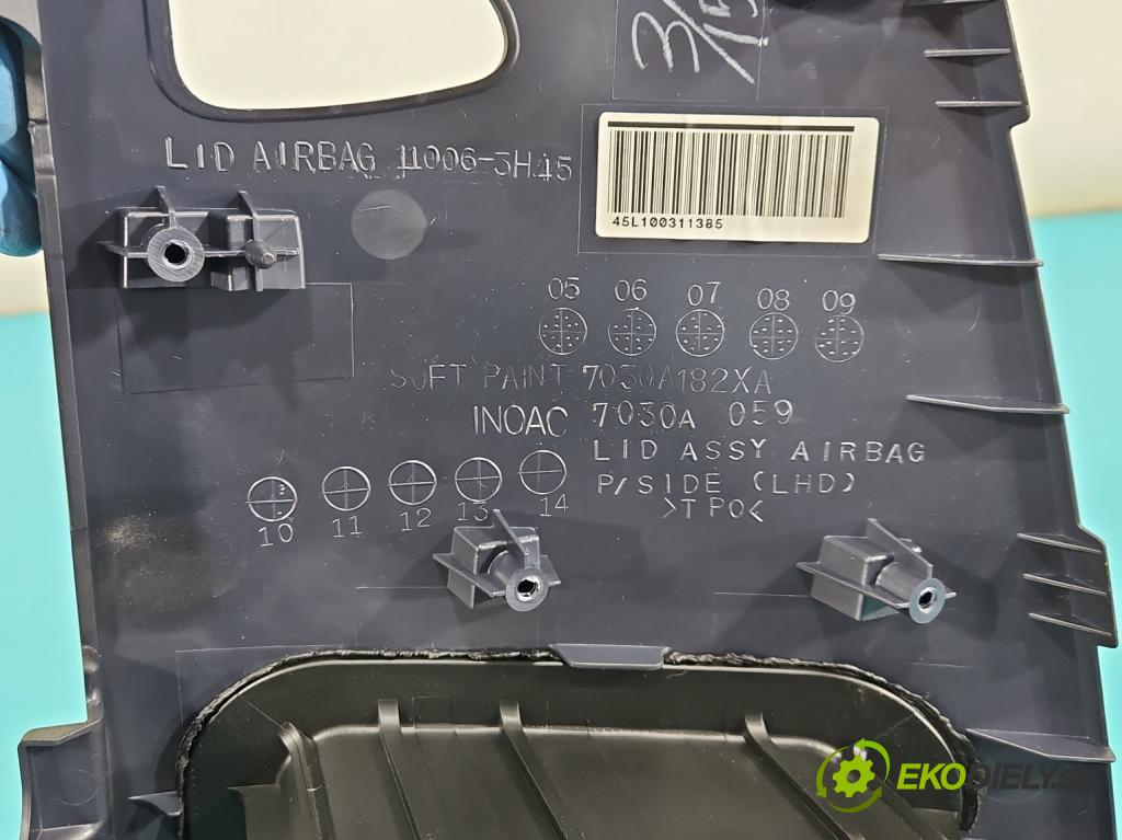 Peugeot 4007 2007-2012 2.2 hdi 156 HP automatic 115 kW 2179 cm3 5- airbag vzduch: spolujezdce: 7030A182XA (Airbag)