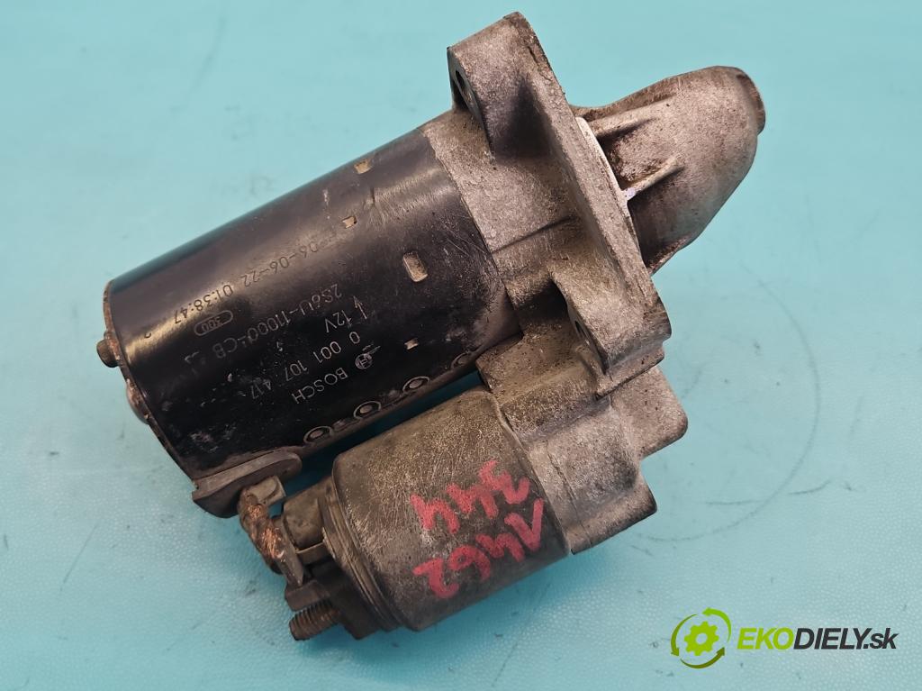Ford Focus Mk2 2004-2011 1.6 16V 101 HP manual 74 kW 1596 cm3 5- štartér 2S6U-11000-CB (Štartér)