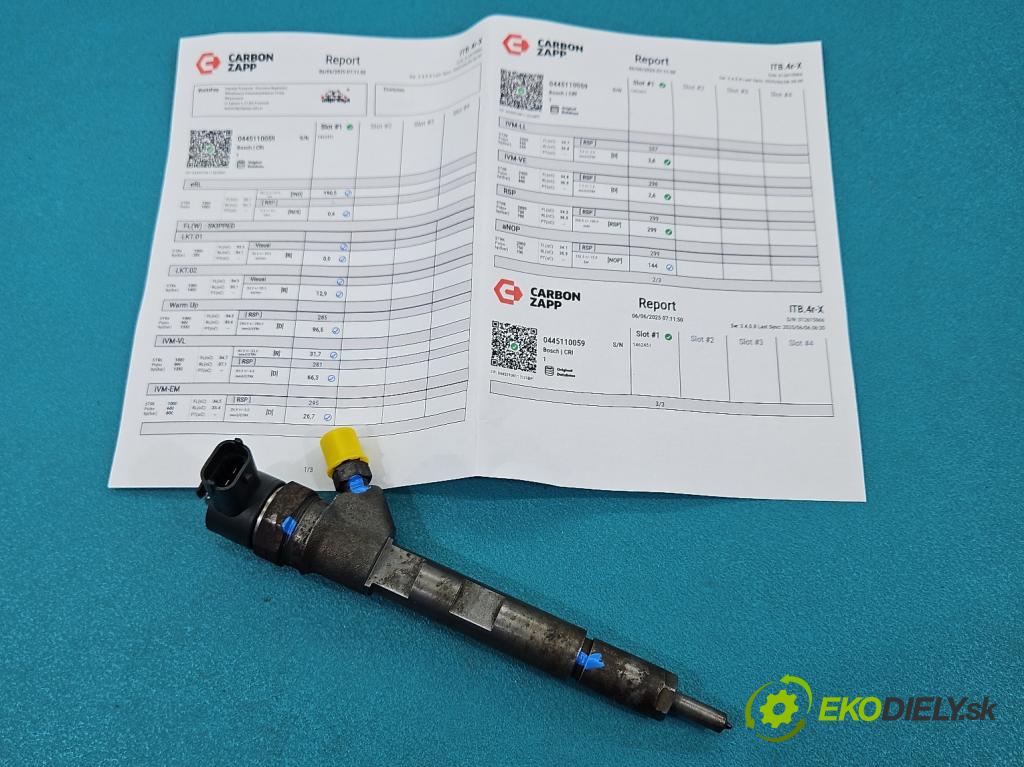 Chrysler Voyager IV 2000-2007 2.5 crd: 143 HP manual 105 kW 2499 cm3 5- vstrek 0445110059 (Vstrekovač paliva)