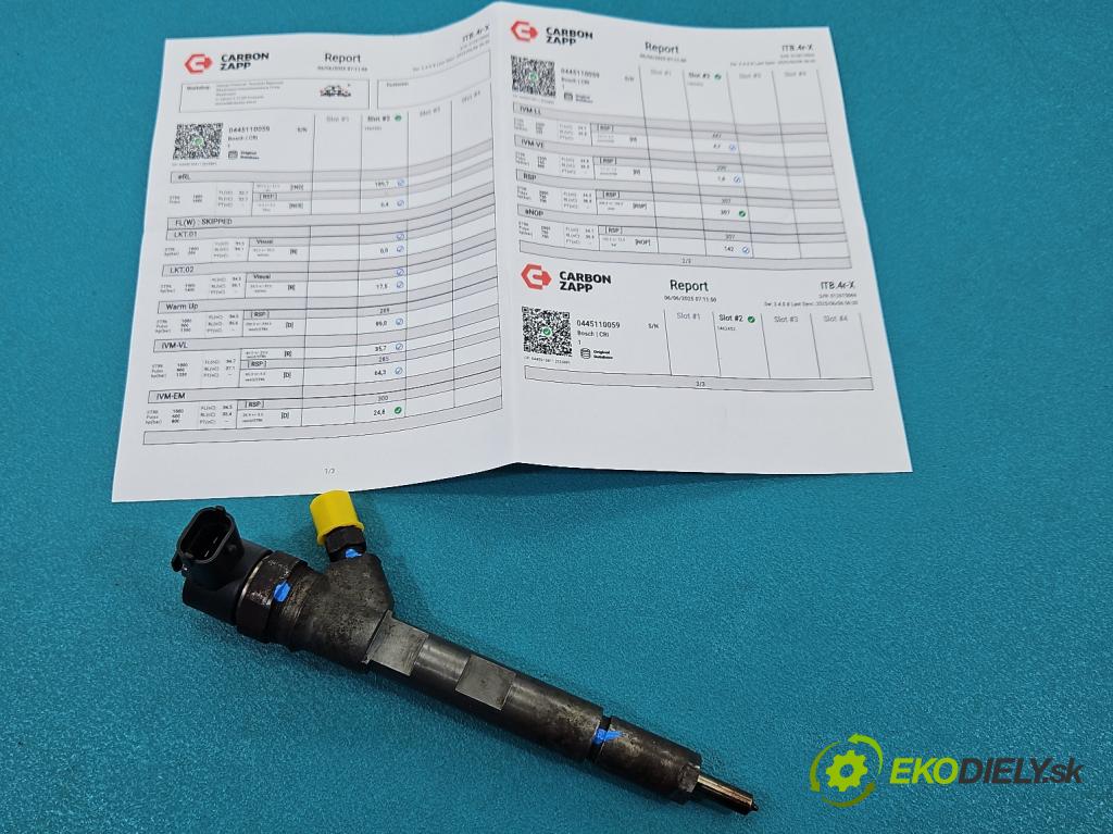 Chrysler Voyager IV 2000-2007 2.5 crd: 143 HP manual 105 kW 2499 cm3 5- vstrek 0445110059 (Vstrekovač paliva)