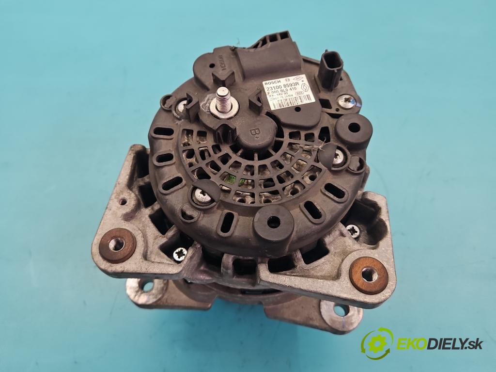 Renault Captur I 2013-2019 0.9 Tce 90 HP manual 66 kW 898 cm3 5- Alternator 231008593R (Alternátor)