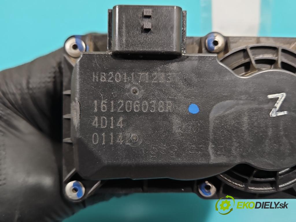 Renault Captur I 2013-2019 0.9 Tce 90 HP manual 66 kW 898 cm3 5- klapka 8201171233 (Škrtiaca klapka)